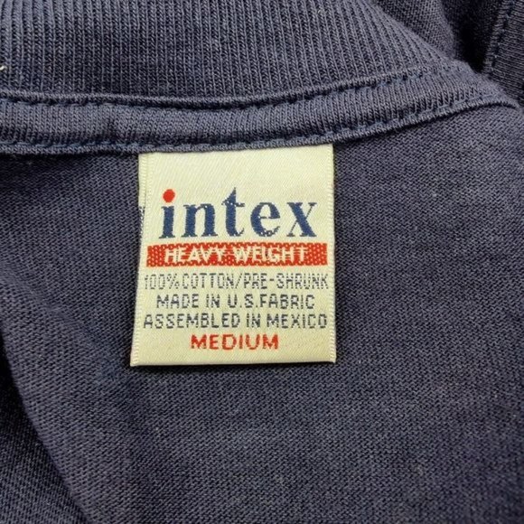 Anchorage Alaska Rainbow Embroidered Blue Short Sleeve T-Shirt Unisex Medium - Picture 3 of 6